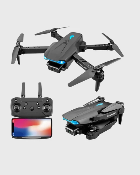 Wi-Fi Bağlantılı 4K Drone Katlanabilir ve 360° Takla Özellikli - Resim 3