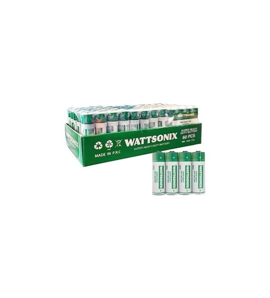 Wattsonix R03 AAA İnce Kalem Pil 60'lı ürün görseli 1
