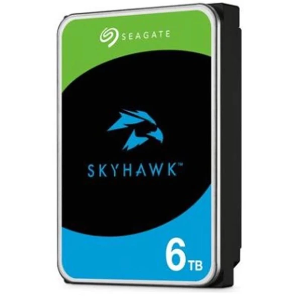 6 Tb Seagate 3.5 Skyhawk Sata 5400rpm 256mb 7/24 Guvenlık St6000vx009 (3 Yıl Resmı Dıst Garantılı) ürün görseli