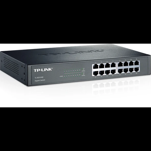 Tp-lınk Tl-sg1016d, 16 Port, Gigabit, Yönetilemez, Metal Kasa, Rackmount Switch - Resim 2