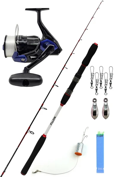 Okuma Fin Chaser X FNX-60 Fujin DeepKing 60-180 Gr Bot Tekne Olta Takımı Seti ürün görseli 1