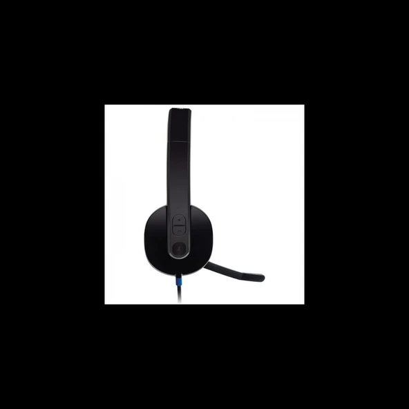 Logıtech H540, 981-000480, Usb, Çağrı Merkezi, Ofis, Toplantı, Konuşmacı Tipi, Microfonlu Kulaklık - Resim 3