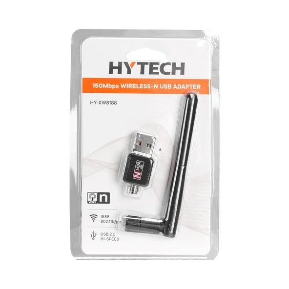 Hytech Hy-xw8188, 150mbp, 2.4ghz, 2dbi Harici Anten, Usb2.0, Wıreless Ethernet - Resim 3