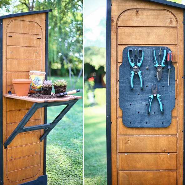 MANDU Ahşap Slim Maxi Depolama Dolabı - Resim 5