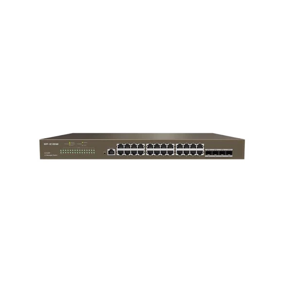 Ip-com G3328f 24 Port Gıgabıt + 4x1gb Sfp Uplınk L2 Cloud Yönetilebilir Rackmount Swıtch ürün görseli