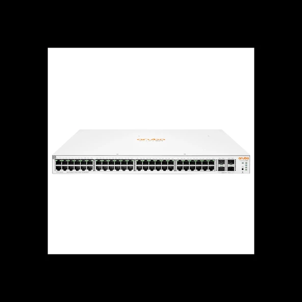 Hp Aruba Instant On, Jl686b, 1930-48g, 48port, Gigabit, Poe 370w, 4 Port Gigabit Sfp, Yönetilebilir, Rack Mount Switch ürün görseli