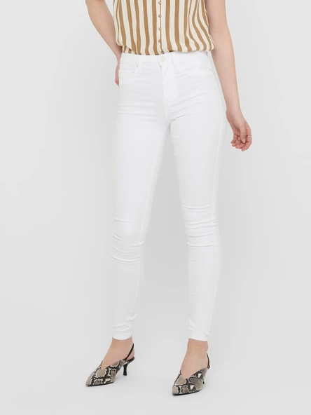 15174842 ONLROYAL HW SK JEANS DNM WHITE NOOS - Resim 8