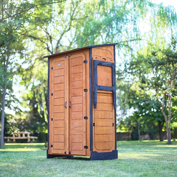 MANDU Ahşap Slim Maxi Depolama Dolabı ürün görseli 1