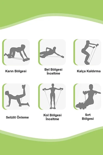 Karın ve Vücut Egzersiz Aleti – Mekik, Şınav ve Plank İçin Çok Fonksiyonlu Spor Aleti - Resim 4