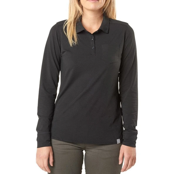 5.11 WM ENYO L/S TOP T-SHIRT M BEDEN SİYAH - Resim 4