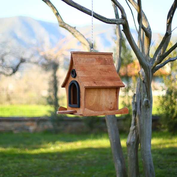 MANDU Ahşap Kuş Yuvası - Resim 4