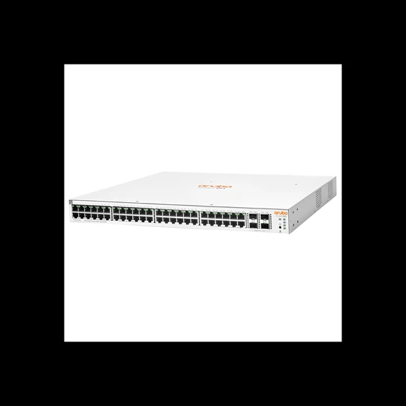 Hp Aruba Instant On, Jl686b, 1930-48g, 48port, Gigabit, Poe 370w, 4 Port Gigabit Sfp, Yönetilebilir, Rack Mount Switch - Resim 2