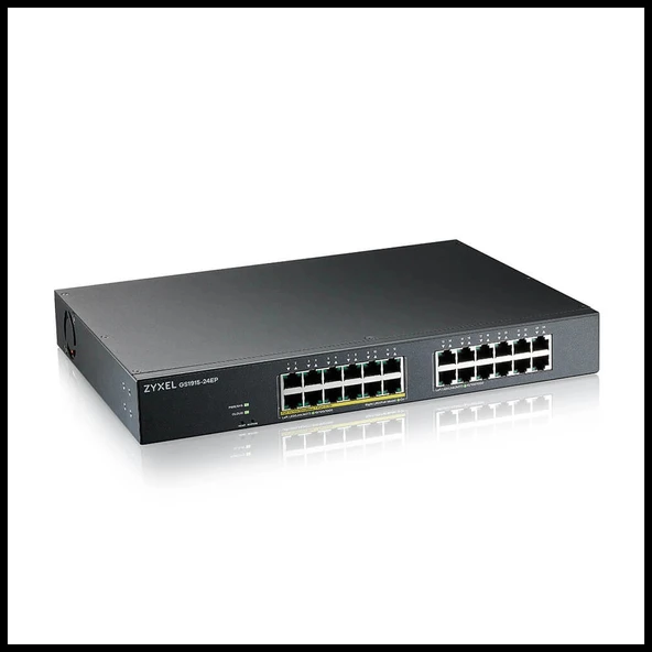 Zyxel Gs1915-24ep, 24 Port, Gigabit, 12 Port Poe, Yönetilebilir, Sessiz, Masaüstü Switch - Resim 2