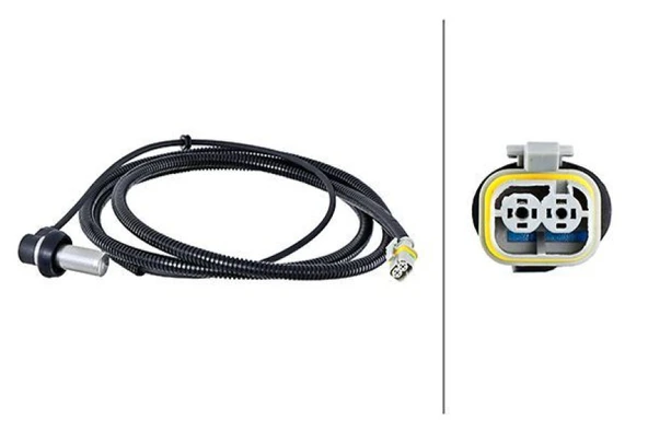 Man Truck Abs Sensoru Arka Sol L Tip Uzun Man Tga 00> Tgx Tgs 07>  2150 MM - Hella 6pu230048-421 ürün görseli