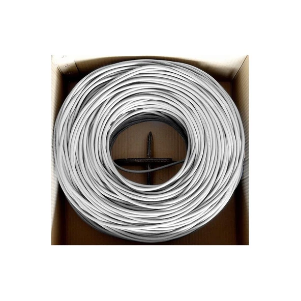 Frısby Fr-cat601 305mt 0.58mm 23awg Cat6 Utp Kablo Gri - Resim 2