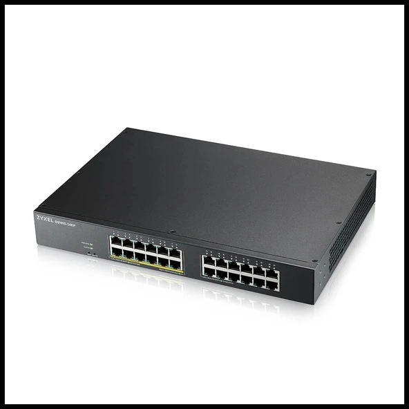 Zyxel Gs1915-24ep, 24 Port, Gigabit, 12 Port Poe, Yönetilebilir, Sessiz, Masaüstü Switch ürün görseli
