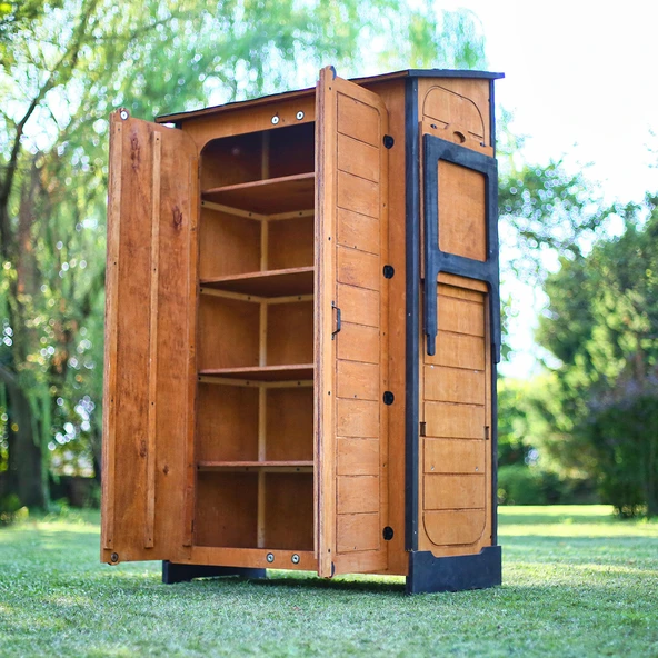 MANDU Ahşap Slim Maxi Depolama Dolabı - Resim 3