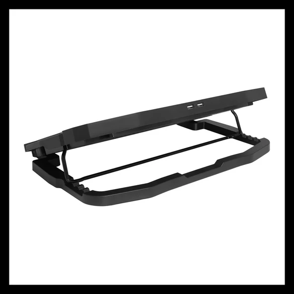 Frısby Fnc-5230st (2x12,5cm 2x7cm) 4 Fan, 10"-17" Notebook Soğutucu, 5 Kademeli Stand, 3 Farklı Program, Ayarlanabilir H - Resim 5
