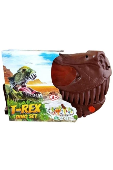 26 Parça T-Rex Dino Set - Dinozor Oyun Alanı ve Koleksiyon Kutusu ürün görseli