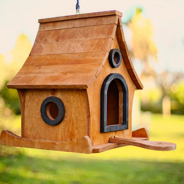 MANDU Ahşap Kuş Yuvası ürün görseli 1