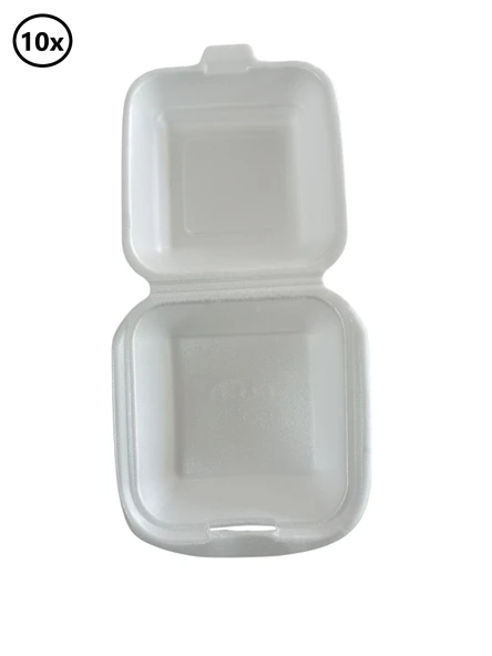 Hamburger Kabı Kullan-At x 10 Adet ürün görseli 1