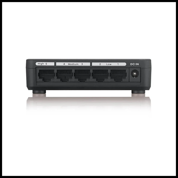 Zyxel Gs-105s V2, 5 Port, Gigabit, Yönetilemez, Masaüstü Switch - Resim 4
