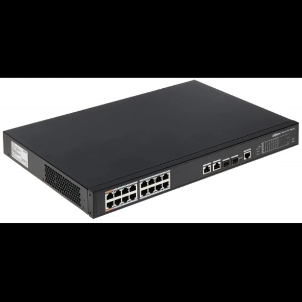 Dahua Cs4218-16et-135, 16port, Megabit, Poe 135w, 2 Port Sfp Gigabit Combo, Cloud Yönetilebilir, Switch - Resim 2