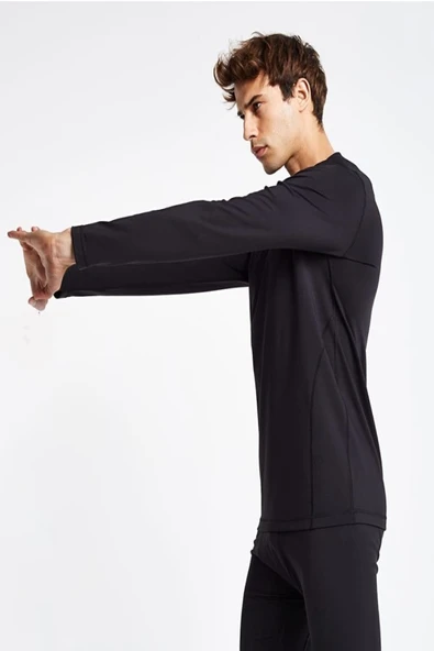 Lescon 25K-1038 Erkek İçlik Uzun Kol Üst - Resim 3