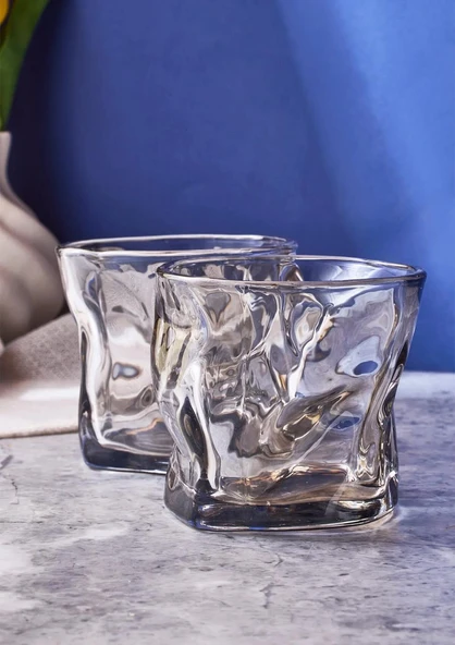 Piero Fume Cam Bardak - 2li Set, 200 ML - Resim 4