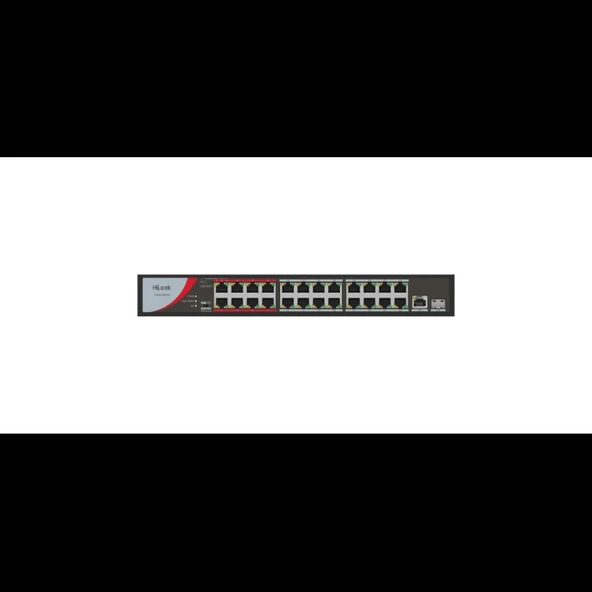 Hılook Ns-0326p-230(b), 24port, Megabit, Poe 230w, 1 Port Gigabit Lan, 1 Port Gigabit Sfp, Long Range 250metre, Yönetile - Resim 3