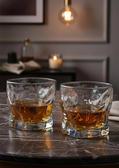 Piero Fume Cam Bardak - 2li Set, 200 ML ürün görseli