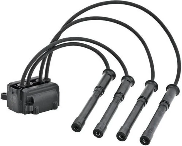 Renault Atesleme Bobını Bujı Kablolu Renault Clio II Twingo Kangoo Symbol 1.2 16v D4f 01> - Hella 5da193175-821 ürün görseli 1