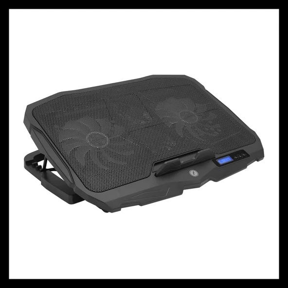 Frısby Fnc-5230st (2x12,5cm 2x7cm) 4 Fan, 10"-17" Notebook Soğutucu, 5 Kademeli Stand, 3 Farklı Program, Ayarlanabilir H - Resim 4