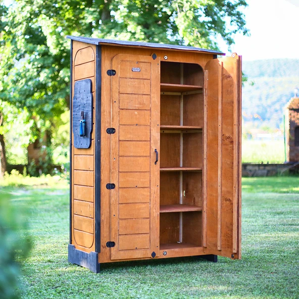 MANDU Ahşap Slim Maxi Depolama Dolabı - Resim 4