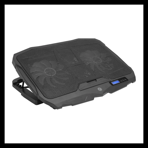 Frısby Fnc-5230st (2x12,5cm 2x7cm) 4 Fan, 10"-17" Notebook Soğutucu, 5 Kademeli Stand, 3 Farklı Program, Ayarlanabilir H - Resim 3