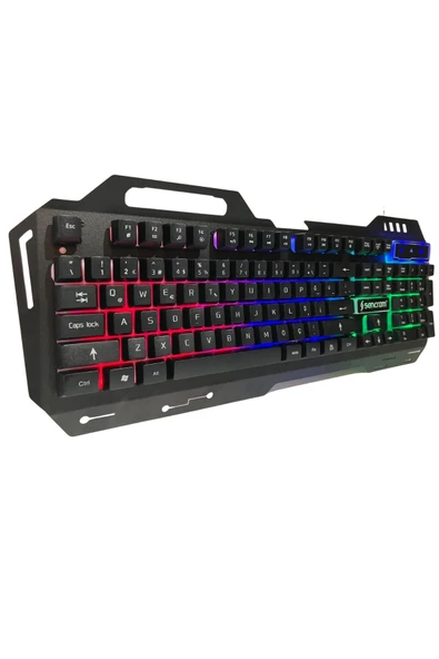 SNRELK sencrom RGB GAMİNG KLAVYE MOUSE KULAKLIK FULL OYUNCU SET - Resim 5