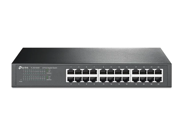 Tp-lınk Tl-sg1024d 24 Port Gıgabıt Metal Kasa Rackmount Swıtch - Resim 4