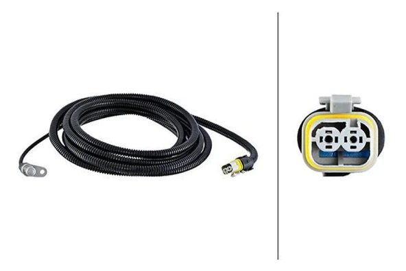 Man Truck Abs Sensoru Arka Sol Duz Tip Uzun Man Tgx Tgs D2066 D2676 07>   3555 MM - 2 Pin - Hella 6pu230048-631 ürün görseli