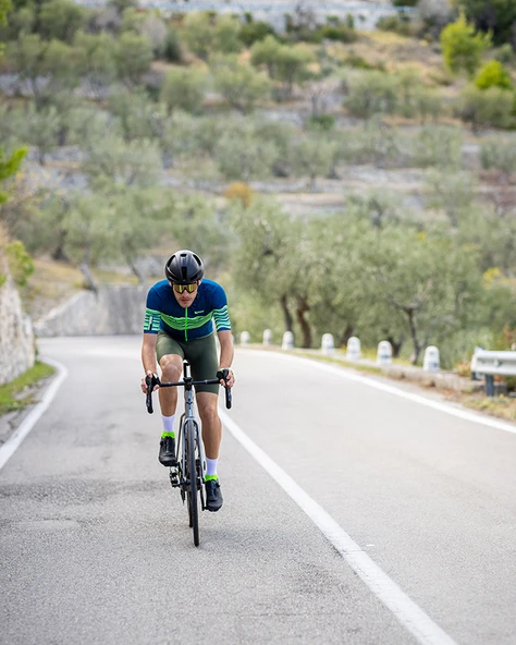 Santini Tono Profilo Unisex Bisiklet Forması 2S94075TONOPROF Royal Blue - Resim 5