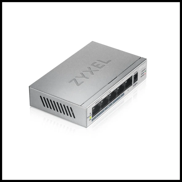 Zyxel Gs1005hp, 5 Port, Gigabit, Poe 60w, Yönetilemez, Masaüstü Switch - Resim 3