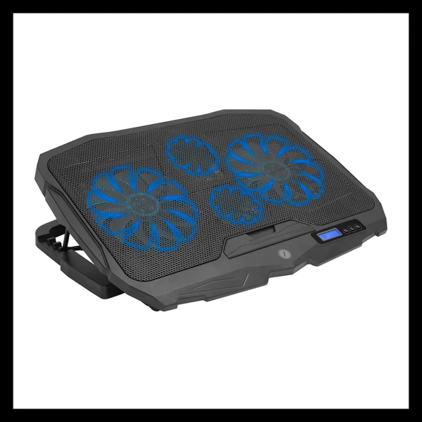 Frısby Fnc-5230st (2x12,5cm 2x7cm) 4 Fan, 10"-17" Notebook Soğutucu, 5 Kademeli Stand, 3 Farklı Program, Ayarlanabilir H ürün görseli