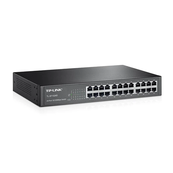 Tp-lınk Tl-sf1024d 24 Port 10/100 Metal Kasa Rackmount Swıtch - Resim 2