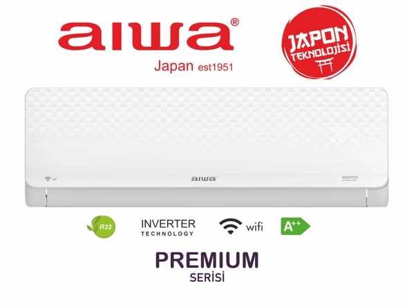 Aiwa Premium A++ 24000 Btu Inverter Duvar Tipi Klima ürün görseli 1