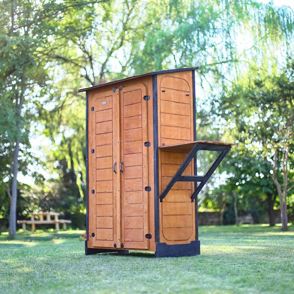 MANDU Ahşap Slim Maxi Depolama Dolabı - Resim 2