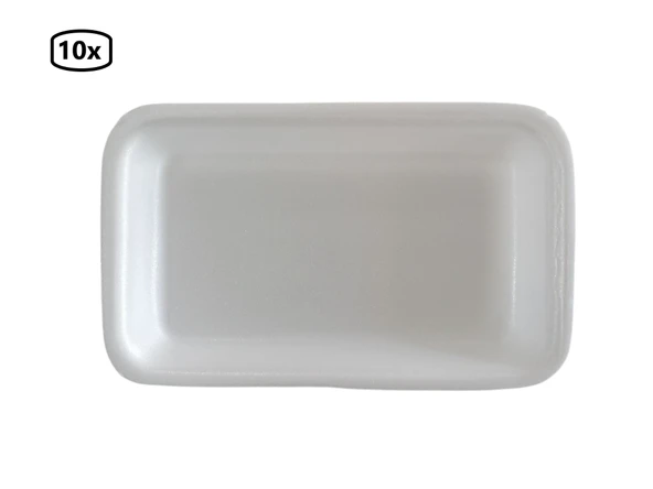 Erze 1000 cc Kullan-At Dikdörtgen Yiyecek Tabağı Kapaksız 23x14 cm ürün görseli 1