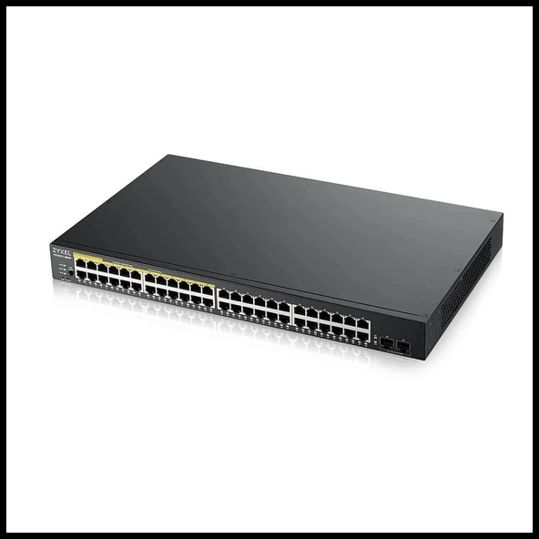 Zyxel Gs1900-48hp V2, 48 Port, Gigabit, 24 Port Poe 170w, 2 Port Gigabit Sfp, Yönetilebilir, Rackmount Switch - Resim 4