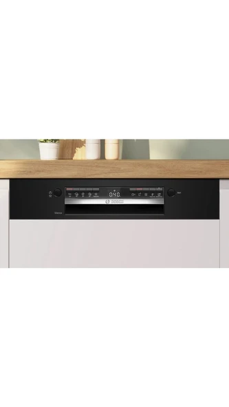 BOSCH SMI4IKB50T D Enerji Sınıfı  5 Programlı Siyah Yarı Ankastre Bulaşık Makinesi - Resim 2
