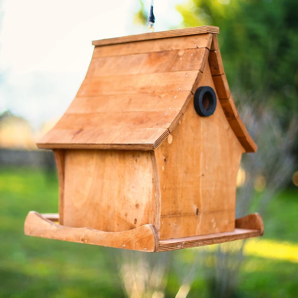 MANDU Ahşap Kuş Yuvası - Resim 2