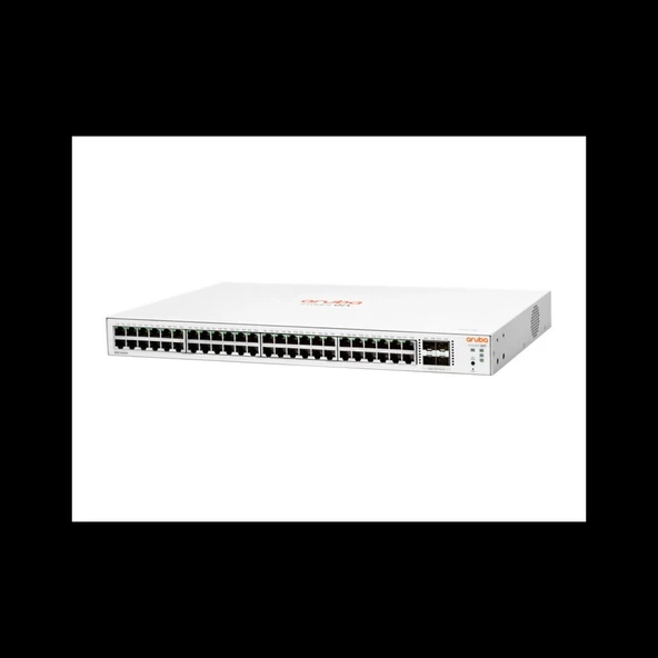 Hp Aruba Instant On, Jl814a, 1830-48g, 48port, Gigabit, 4 Port Gigabit Sfp, Yönetilebilir, Rack Mount Switch - Resim 2