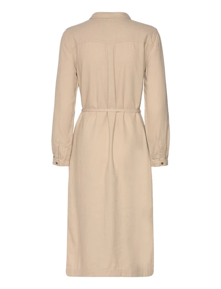 15278720 ONLCARO LS LINEN BL L SHIRT DRESS CC PNT - Resim 10